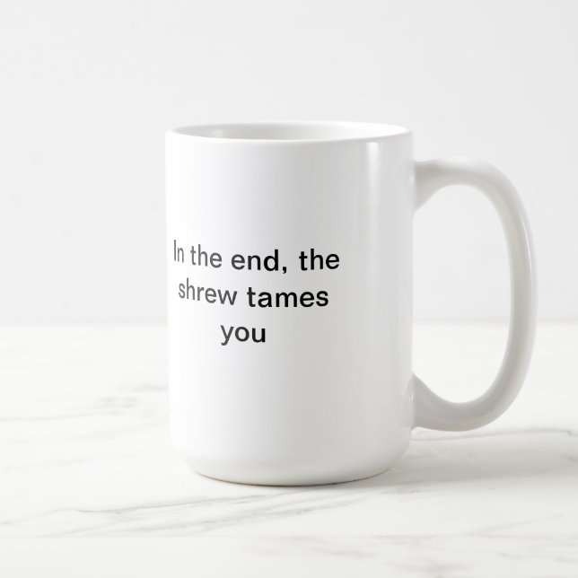 Caneca De Café O shrew domestica-o (Direita)