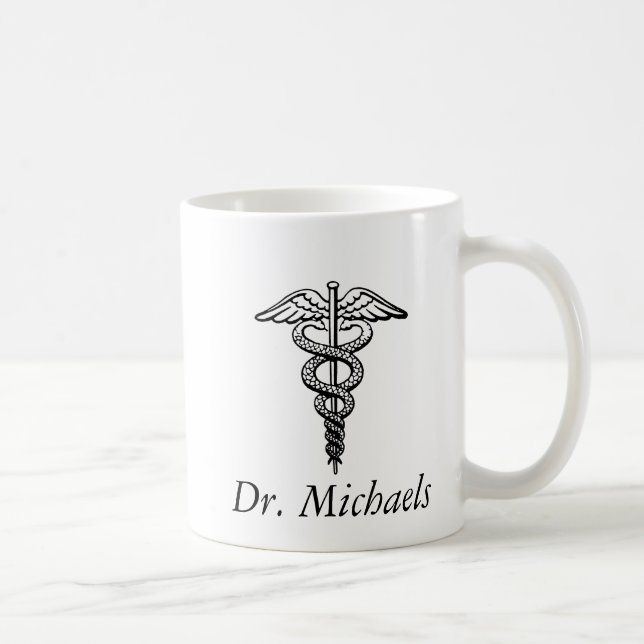 Caneca De Café O símbolo do Caduceus (Direita)