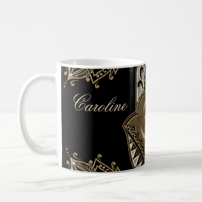 Caneca De Café O símbolo elegante Ohm. (Esquerda)