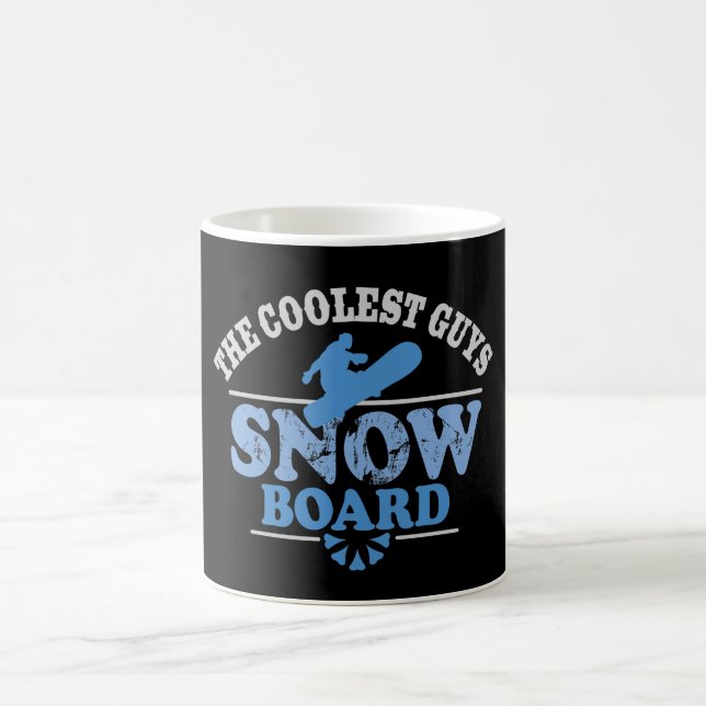 Caneca De Café O Snowboard o mais fresco das caras (Centro)