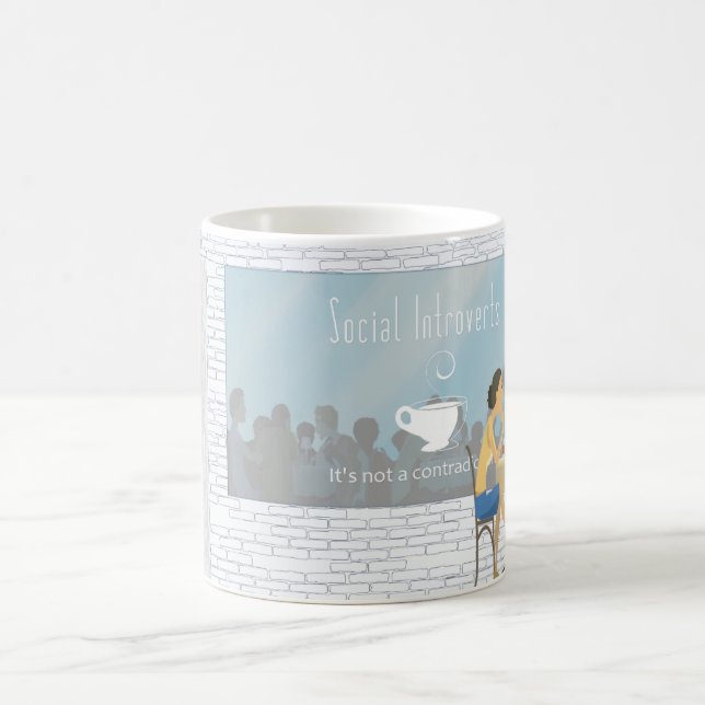 Caneca De Café O Social Introverts (Centro)