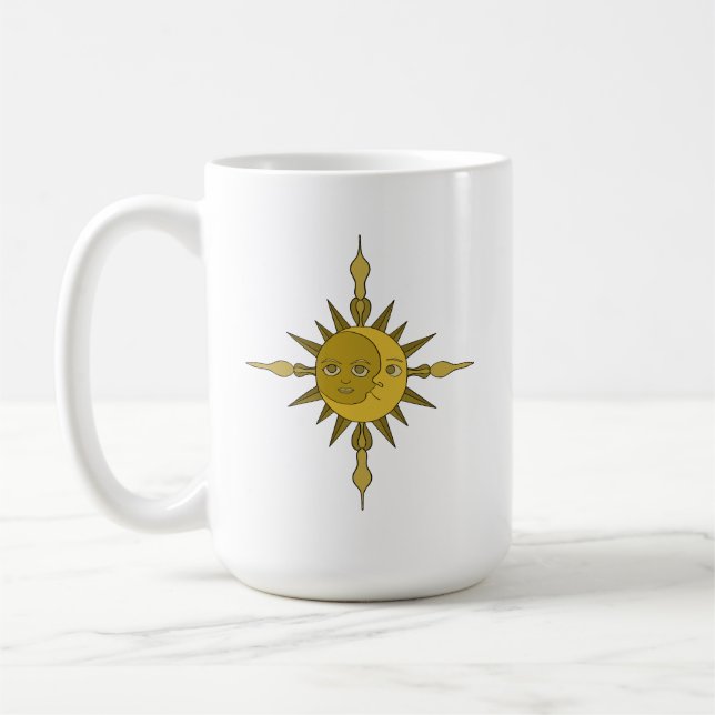 Caneca De Café O Sol e a Lua (Esquerda)