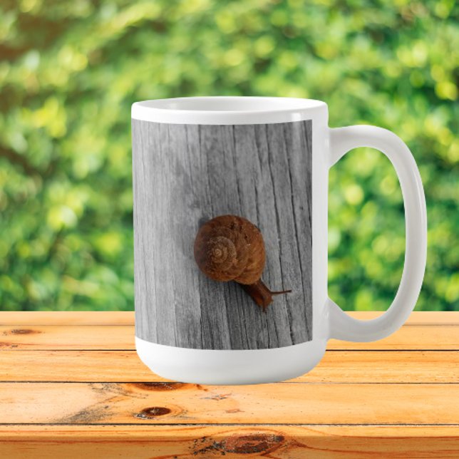 Caneca De Café O Solitário Caracol Coffee Mug (Lonely Snail Coffee Mug)