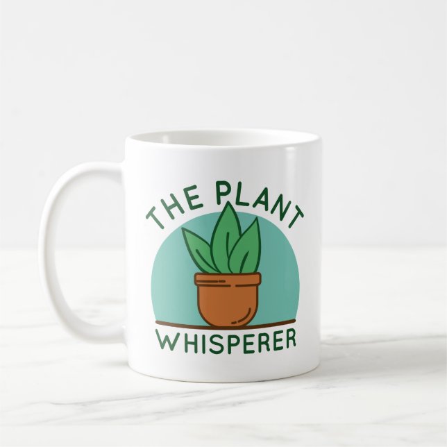 Caneca De Café O Suspirador Da Planta (Esquerda)