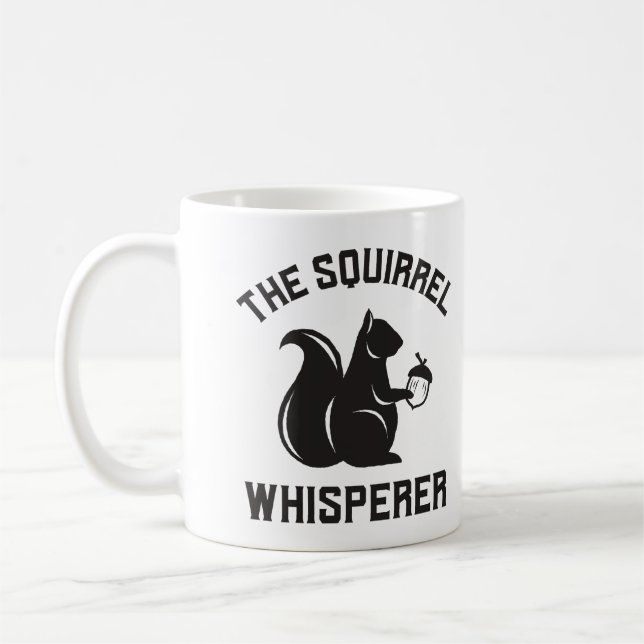 Caneca De Café O Sussuro de Esquilo | Squirrel Lover (Esquerda)