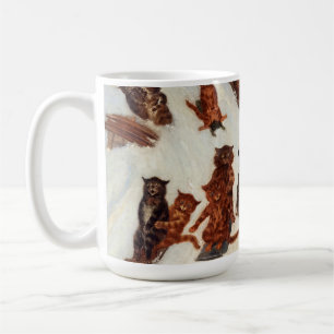 Caneca De Café O Tabby Toboggan Club de Louis William Wain