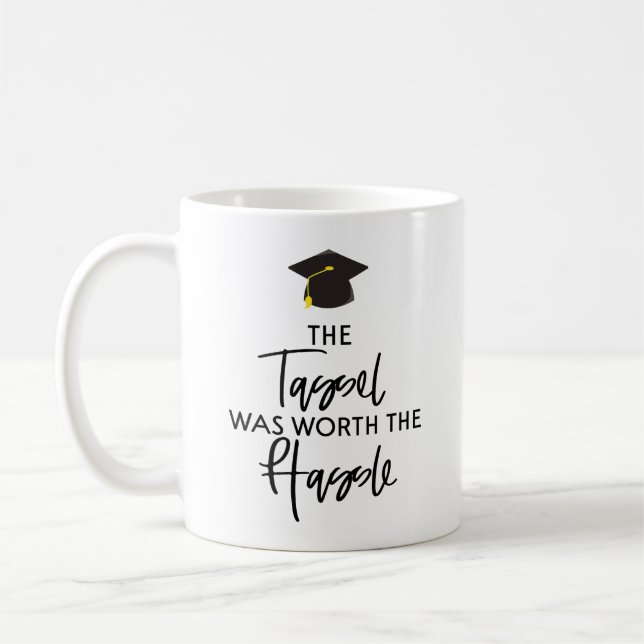 Caneca De Café O Tassel Valia A Pena Com O Presente De Graduação  (Esquerda)