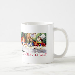 CANECA DE CAFÉ O TEA PARTY DO HATTER LOUCO