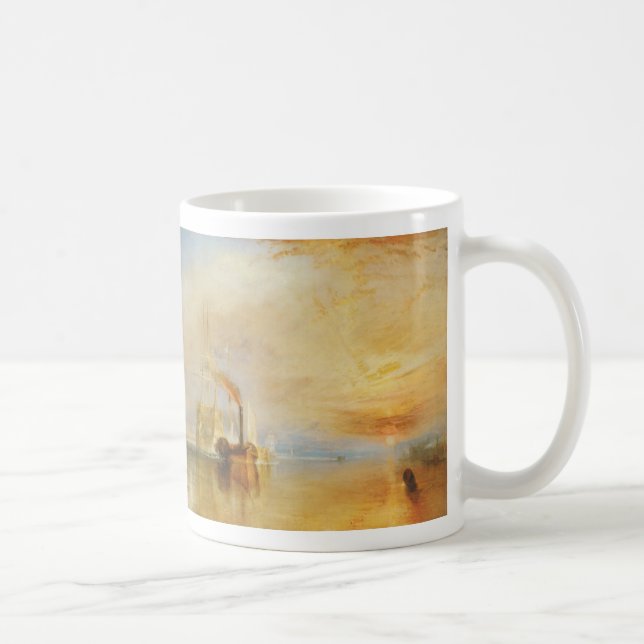 Caneca De Café O Temeraire de combate (Direita)