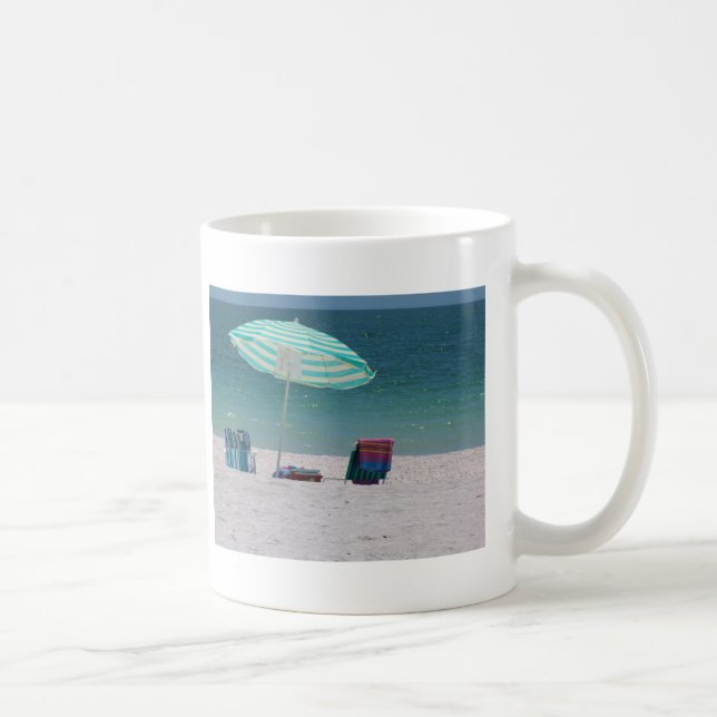Caneca De Café O tempo da praia está próximo (Direita)