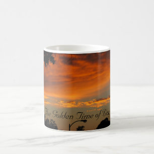 Caneca de Café O Tempo de Ouro do Dia