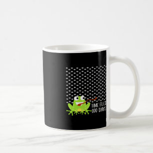 Caneca De Café O Tempo Voa 100 Dias Diversão De Voo De Sapo 100º