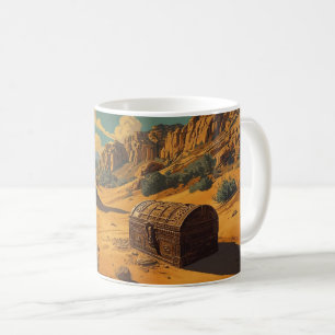 Caneca De Café O tesouro perdido no deserto