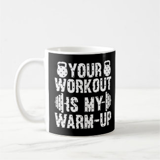 Caneca De Café O teu Workout é o meu Peso de exercício de Cardio 
