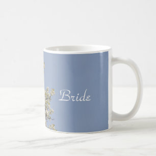 Caneca De Café O texto "Bride" de Bride de Branco pode ser altera