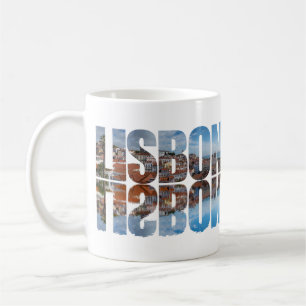 Caneca De Café O texto de Lisboa compunha a visão da cidade antig