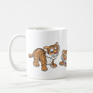 Caneca De Café O tigre Cubs agride