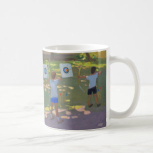 Caneca De Café O tiro ao arco pratica France