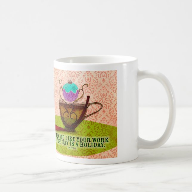 CANECA DE CAFÉ O TRABALHO É AMOR - O QUE MEU CHÁ ME DIZ (Direita)