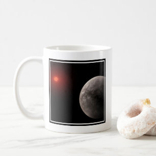 Caneca De Café O Trapist-1 B do Exoplaneta Quente Rocky.