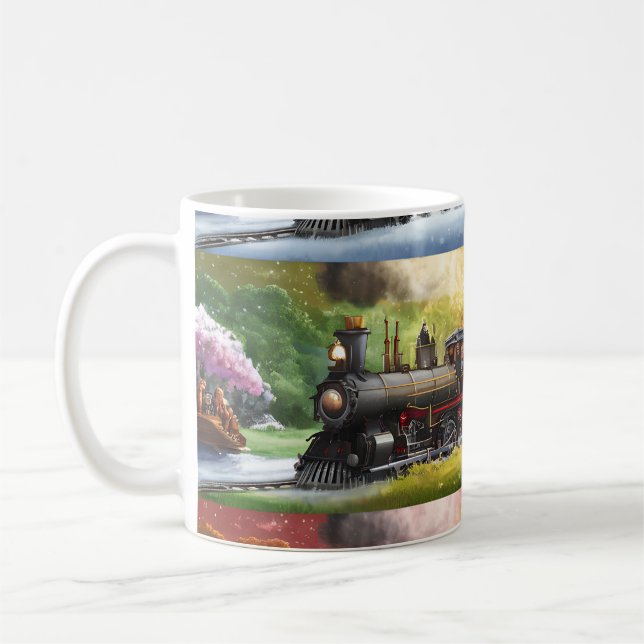 Caneca De Café O trem das estações (Esquerda)