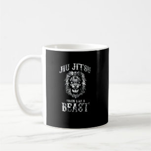 Caneca De Café O trem Jiu Jitsu como uma besta desapontado