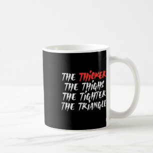 Caneca De Café O Triângulo Mais Espesso Das Coxas Mais Apertada B