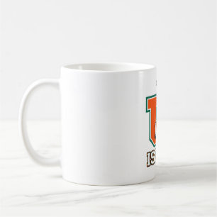 Caneca De Café O U Está de Volta Futebol Universitário Laranja e