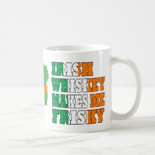 Caneca De Café O uísque irlandês me deixa frisada