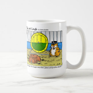 Caneca De Café O último riso - adormecido caído na roda