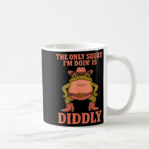 Caneca De Café O único agachamento que estou fazendo é o treino d