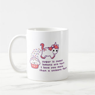 Caneca De Café O unicórnio bonito Fart