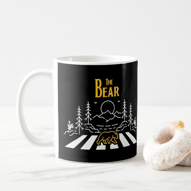 Caneca De Café O Urso (Com Donut)