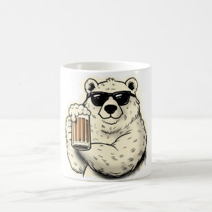Caneca De Café O Urso Polar Relax 