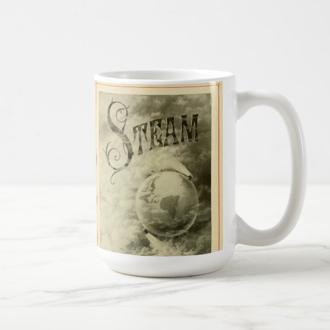Caneca De Café O vapor funciona o mundo 1904 (Direita)