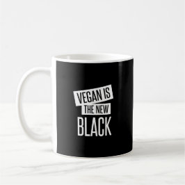 Caneca De Café o vegan é o preto novo