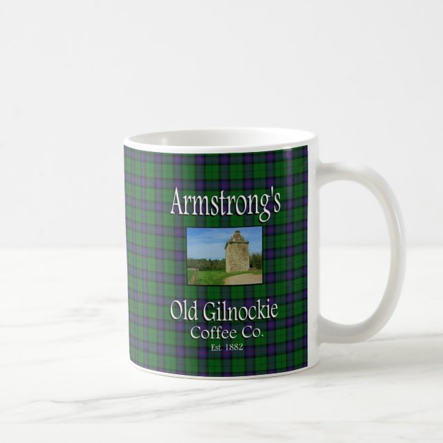 Caneca De Café O velho Gilnockie Coffee Co. de Armstrong. (Direita)