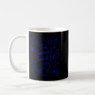 Caneca De Café O Verão em que Fiz 14 Aniversário na Praia Tropica