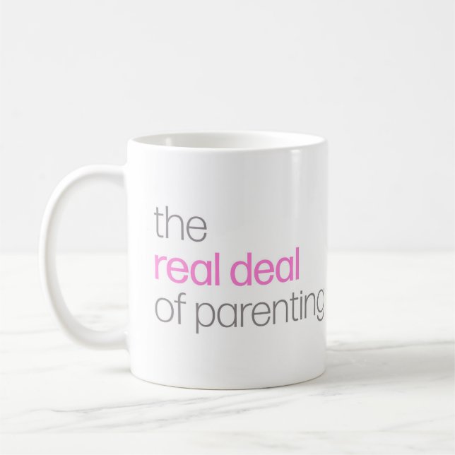 Caneca De Café O verdadeiro negócio da Parentalidade Mug (Esquerda)