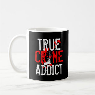 Caneca De Café O Viciado em crimes reais, Gift Gift Engraçado, mo