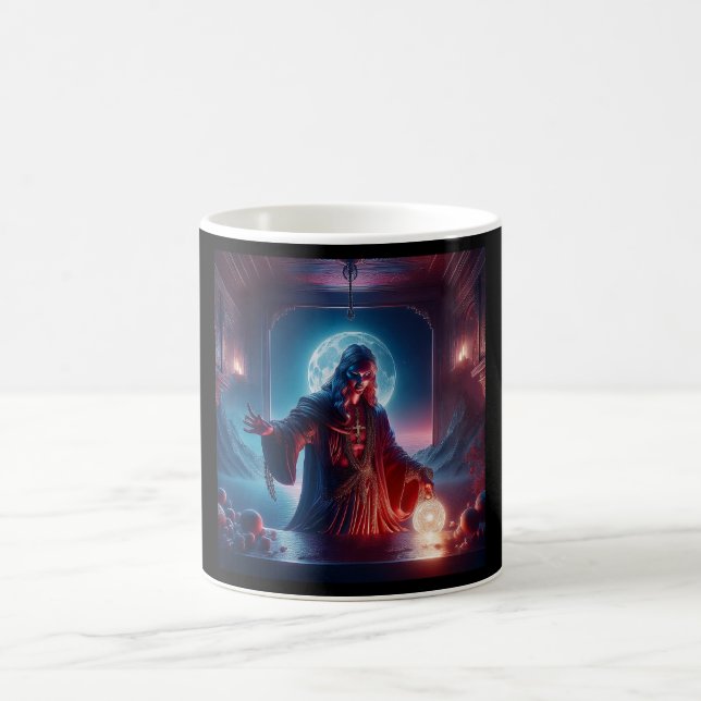 Caneca De Café O Vidente Em Suas Câmaras Consultando o Oráculo (Centro)