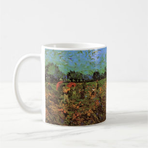 Caneca De Café O Vinhedo Verde por Vincent van Gogh