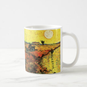 Caneca De Café O Vinhedo Vermelho por Vincent van Gogh