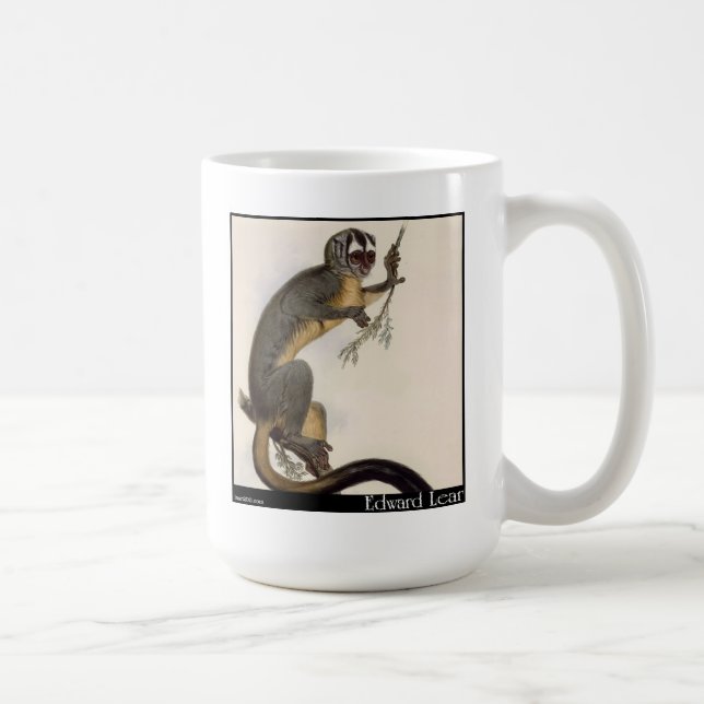 Caneca De Café O "Vitoe " de Edward Lear (Direita)