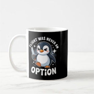 Caneca De Café O voo do pinguim feminino era uma opção engraçado