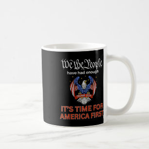 Caneca De Café O Voto Republicano Trump 2024 America First We The