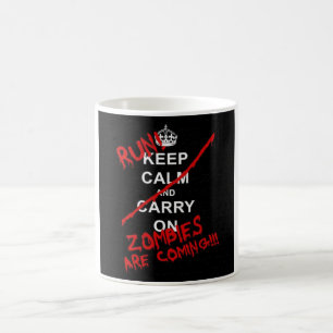 Caneca De Café O zombi do funcionamento está vindo
