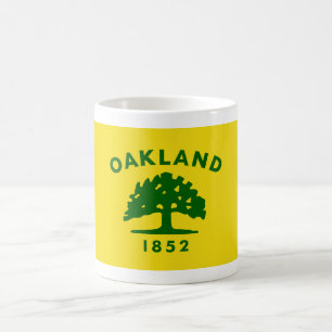 Caneca De Café Oakland, California Flag