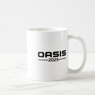 Caneca De Café Oásis 2025 Férias Califórnia Ca Vintage Retro Tão