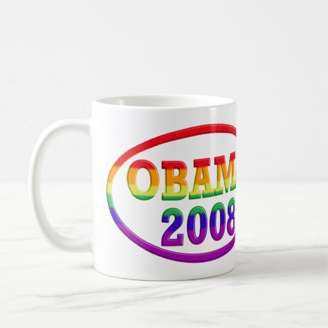 Caneca De Café Obama 2008 (Esquerda)